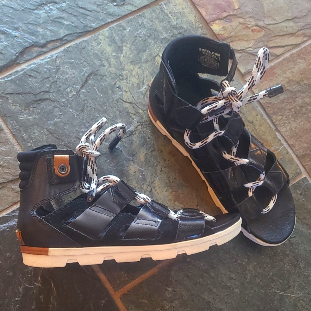 Sorel gladiator sandals.  Size 8.5